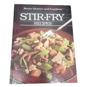 Vintage Better Home & Gardens Stir-Fry First Edition Recipes Hardback Cookbook